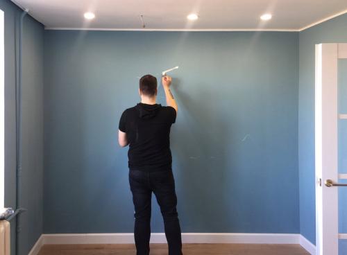 Горы на стене своими руками. МАСТЕР-КЛАСС: Как быстро и недорого декорировать пустую стену