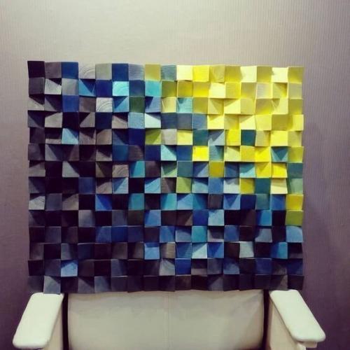 Деревянное панно на стену своими руками. Потрясающий декор стены за небольшие деньги – эффектное 3D панно из деревянных брусков