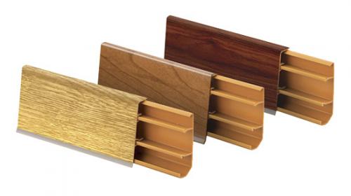 Как подобрать плинтус к ковролину. №6. Жесткий пластиковый плинтус