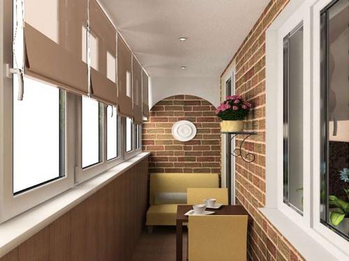 Интерьер однокомнатной квартиры с балконом. Использование балкона для увеличения жилплощади