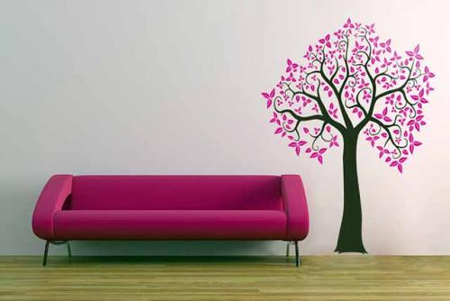 Эскизы рисунков на стене. Как делается трафаретный шаблон