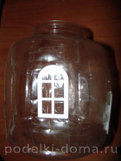 Как сделать игрушечный домик из пластиковых бутылок. Гриб-дом из бутылки Отредактирова. 2019