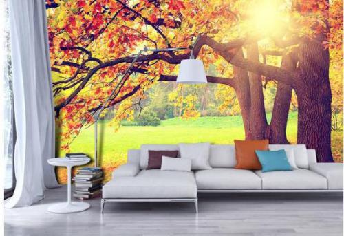 Макет дерева на стену. Обои под дерево