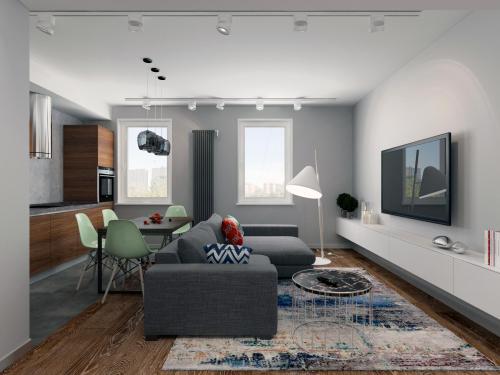 Дизайн квартиры 60 кв м. Варианты стилей интерьера для двухкомнатной квартиры 60 кв м. 09