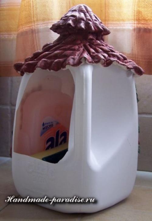 Домик своими руками из пластиковых бутылок. Мебель из подручных материалов: утилизируем пластиковые бутылки 17