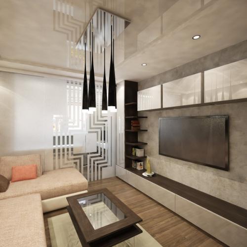 Интерьер однокомнатной маленькой квартиры. Советы по выбору дизайна однокомнатной квартиры 02