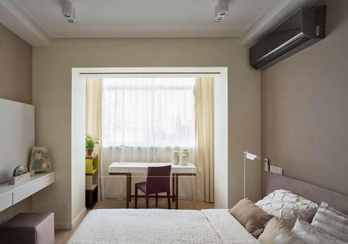 Дизайн комнаты с лоджией. Цветовая гамма и декор спальни, объединенной с лоджией 01 Дизайн комнаты с лоджией. Цветовая гамма и декор спальни, объединенной с лоджией 01