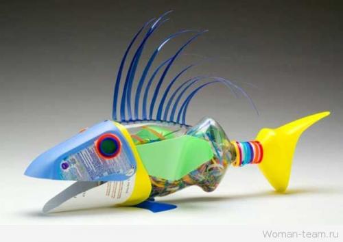 Замок из пластиковых бутылок. 