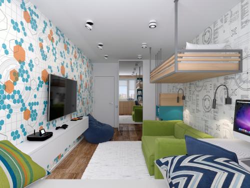 Дизайн квартиры 60 кв м. Варианты стилей интерьера для двухкомнатной квартиры 60 кв м. 13