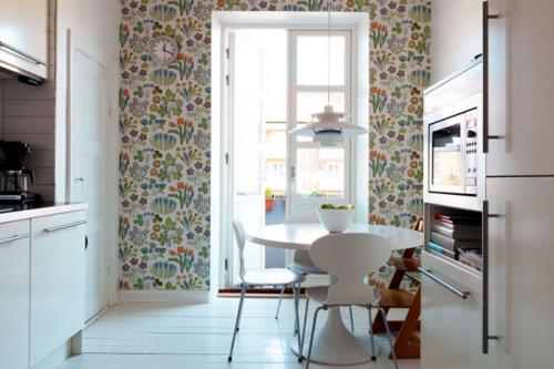 Виниловые обои для кухни.  Виниловые обои