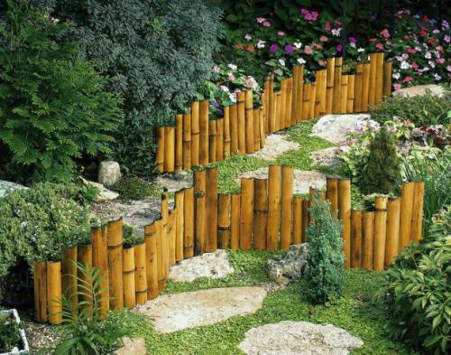 Забор для клумбы из дерева своими руками. Ограждение для клумб и грядок из дерева — красота с природным началом (более 70 фото)