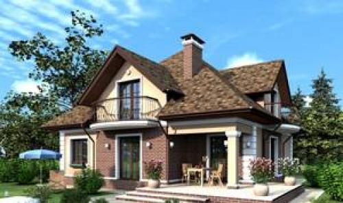 Фасады одноэтажных домов с мансардой. Преимущества и недостатки дачных домов с мансардой: проекты с полным этажом или жилой чердак?