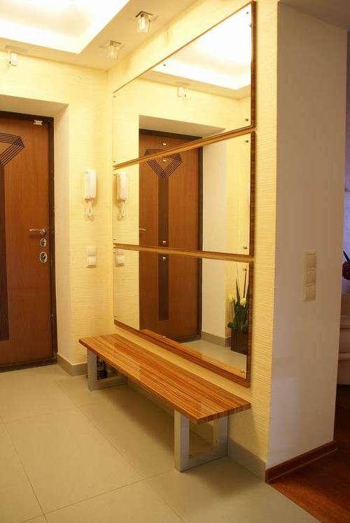 Шкаф кладовка в коридоре. Гардеробная в подсобном помещении 14