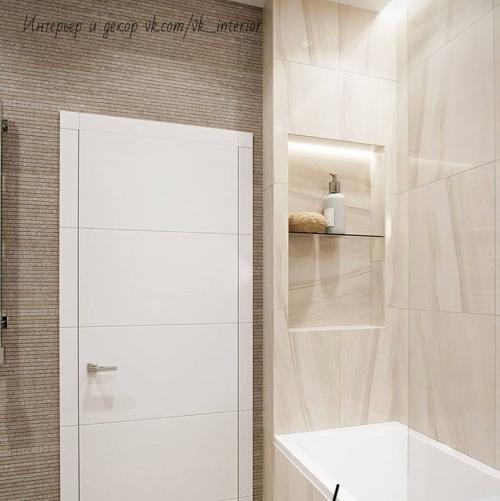 Дизайн проект ванной комнаты. Стильно и современно. 01