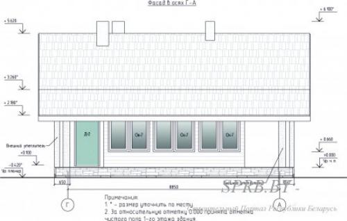 Красивый фасад одноэтажного дома. Основные отделочные материалы 10
