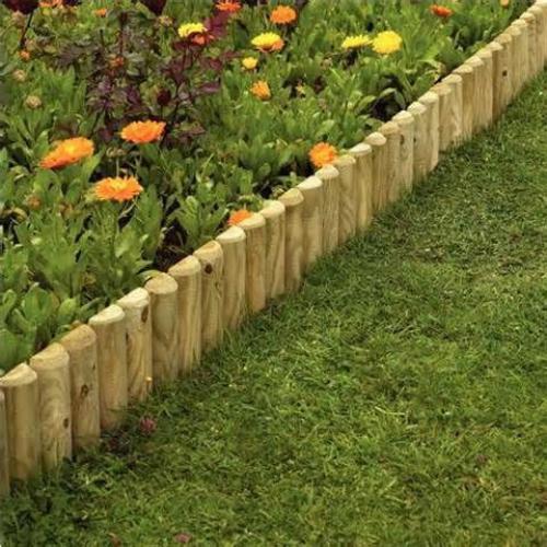 Забор для клумбы из дерева своими руками. Ограждение для клумб и грядок из дерева — красота с природным началом (более 70 фото)
