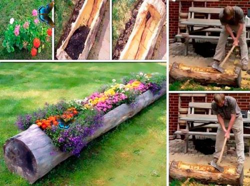 Забор для клумбы из дерева своими руками. Ограждение для клумб и грядок из дерева — красота с природным началом (более 70 фото)