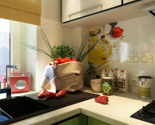 Кухня для малогабаритной квартиры. Выбор планировки мини-кухни 12 Кухня для малогабаритной квартиры. Выбор планировки мини-кухни 12