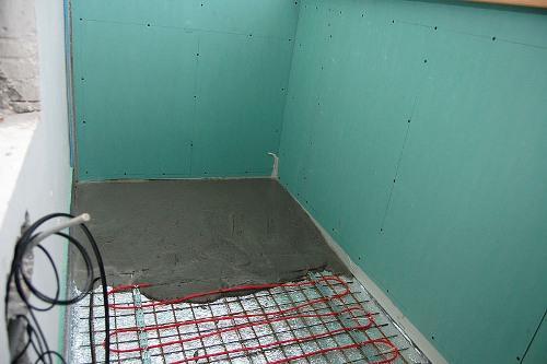 Стяжка на лоджии под тёплый пол. Немного о технологии