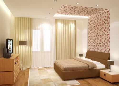 Обои в спальню выбрать. Какие обои выбрать в спальню: выбор цвета и материала
