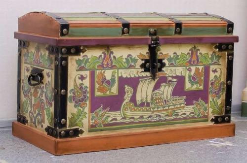 Как отреставрировать своими руками сундук. Реставрация сундука в стиле винтаж 04