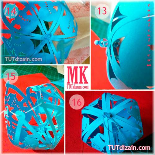 Новогодние Шары Из Бумаги Своими Руками Из Бумаги. Новогодние Шары Из Бумаги Без Основы - Мастер-классы 54