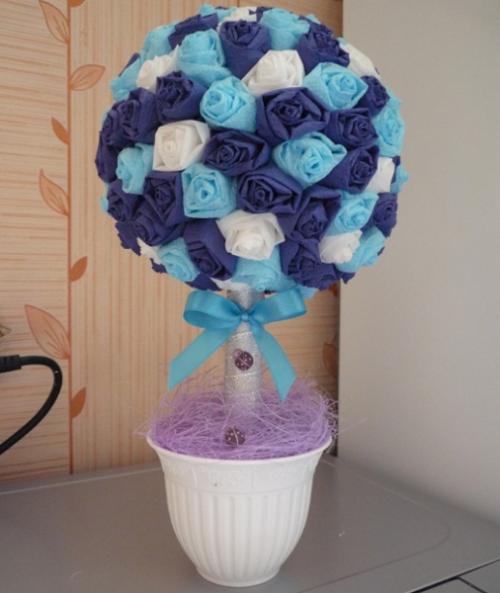 Топиарий в подарок на день рождения. Топиарий своими руками — дело техники 24 Топиарий в подарок на день рождения. Топиарий своими руками — дело техники 24