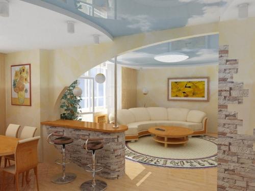 Проект кухня студия. 5 лучших способов зонирования в квартире-студии