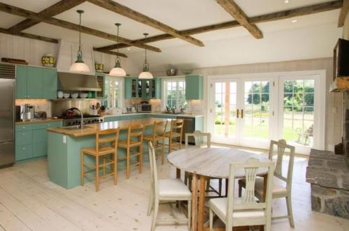 Кухни интерьер загородного дома. Кухня-столовая: особенности планировки