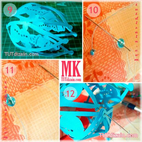 Новогодние Шары Из Бумаги Своими Руками Из Бумаги. Новогодние Шары Из Бумаги Без Основы - Мастер-классы 53