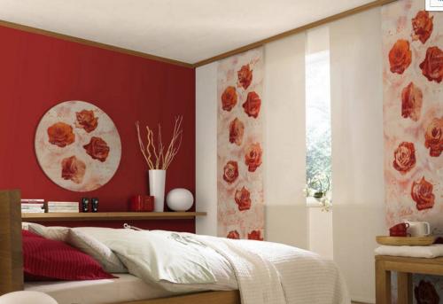 Дизайн узкой спальни 5 х 2 метра. Японский стиль