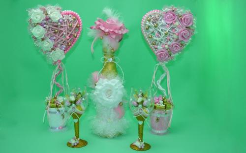 Топиарий в подарок на свадьбу своими руками. Оригинальное украшение свадебного стола