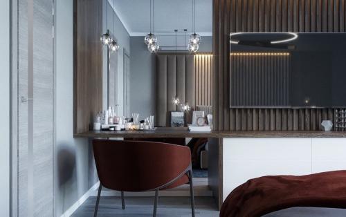 Спальня с панорамным остеклением. Удачный дизайн, согласны? 03