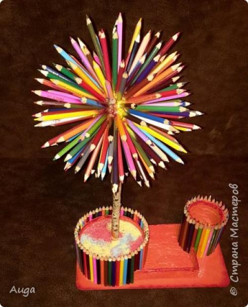 Топиарий в подарок учителю на день рождения. Подарок на день учителя