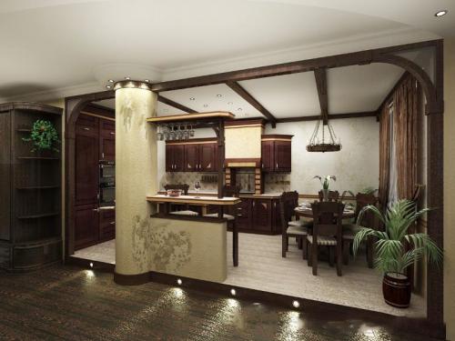 Проект кухня студия. 5 лучших способов зонирования в квартире-студии