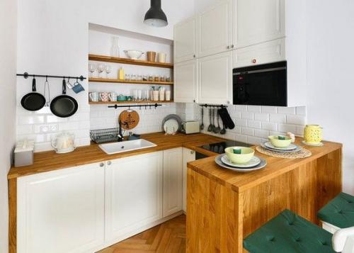 Чем закрыть угол на кухне. Выступ в углу кухни