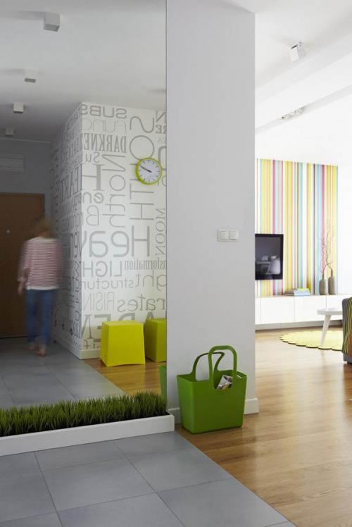 Квартира в белом цвете с яркими акцентами. Как Вам такое решение? 09