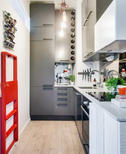 Чем закрыть угол на кухне. Выступ в углу кухни