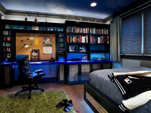 Комната подростка в деревянном доме. Смотрите видео: Дизайн комнаты для подростка в современном стиле