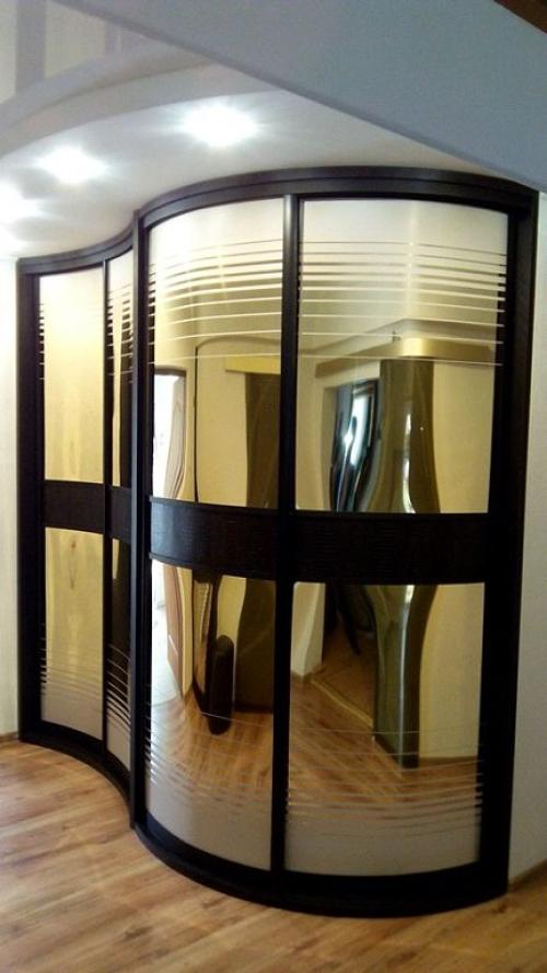 Шкаф купе в прихожую с зеркалом. Виды