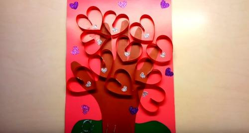 Поделки ко Дню матери в начальной школе из бумаги. Делаем поделку с детьми начальной школы (1 класс)