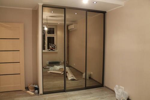 Шкаф купе в прихожую с зеркалом. Виды