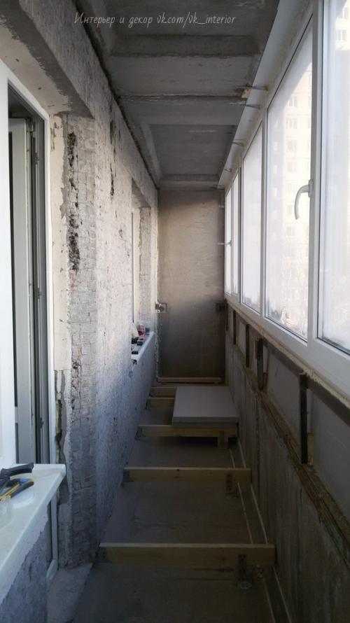 Ремонт своими руками на балконе от нашего подписчика 02