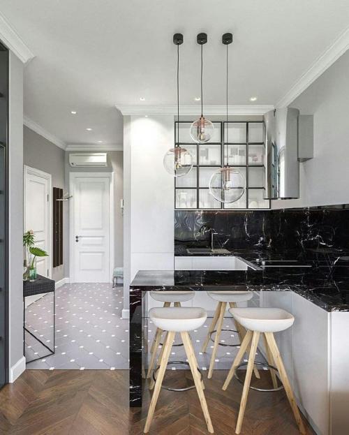 Квартира-студия 37м²(кухня - 15м², спальня - 10м²). Что вам здесь нравится, а что нет? 02