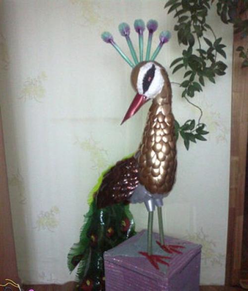 Корова из бутылок пластиковых. Как сделать птиц из пластиковых бутылок 04 Корова из бутылок пластиковых. Как сделать птиц из пластиковых бутылок 04