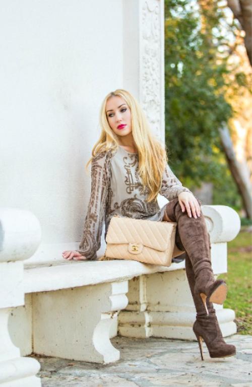 Бежевый и серый сочетание. С какими цветами сочетается бежевый? 13