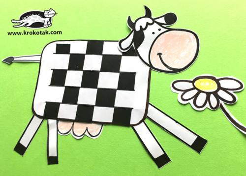 Корова своими руками из бумаги. Поделка корова