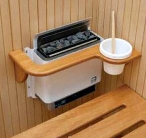 Сауна в деревянном доме. Установка печи