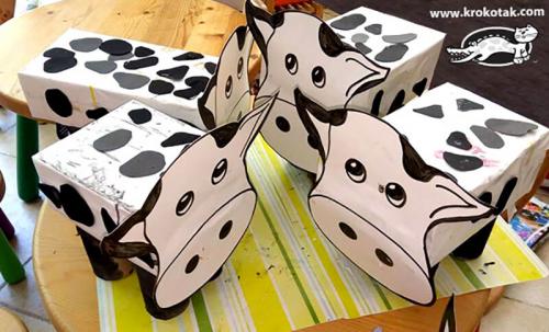 Корова своими руками из бумаги. Поделка корова