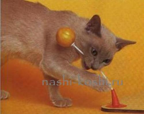 Интерактивные игрушки для кошек своими руками